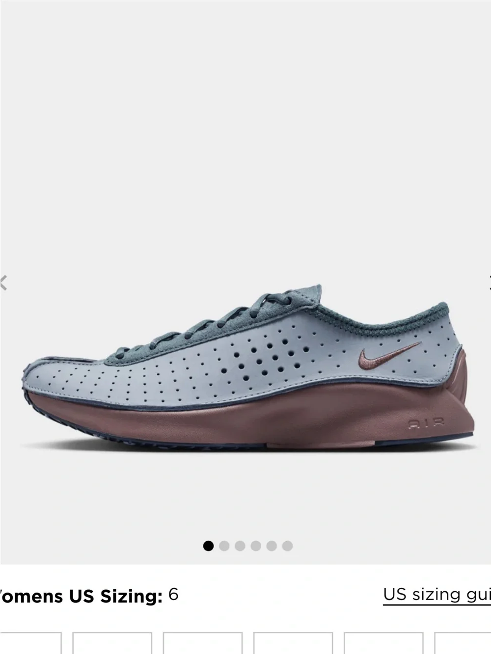 Nike Low-Top Suede Sneakers in Ashen Slate and Tattoo - Picture 1 of 7